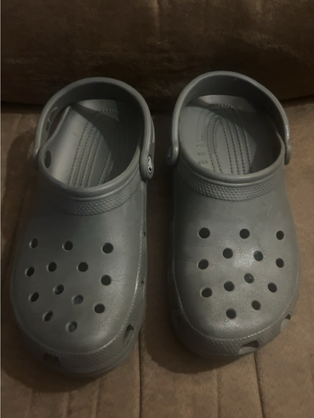 Crocs Gray Comfort Clogs